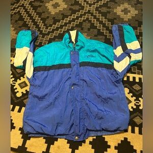 Vintage Givenchy Blue and Navy Windbreaker